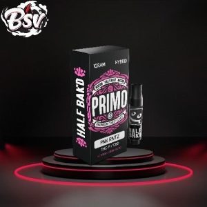 Half Bak'd Primo THCP+CBD 1g Cartridge Pink Runtz Hybrid