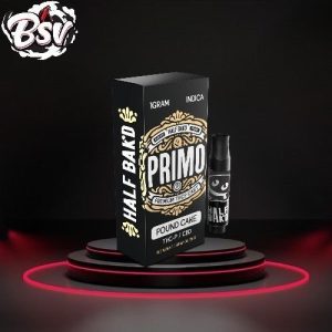 Half Bak'd Primo THCP+CBD 1g Cartridge Pound Cake Indica