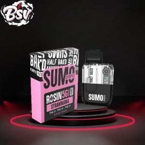 Half Bak'd 5G Rosin Sumo Disposable Strawnana