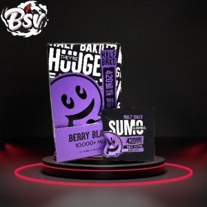 Half Bak'd D9 SUMO Berry Blast Gummies 2ct 30 Per Pack