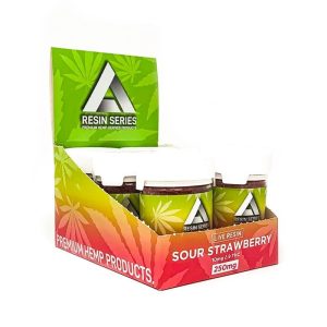 Resin Series Live Resin 250MG 25pc/Jar Sour Strawberry