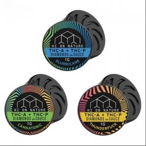 High On Nature 1g THC-A Dabs Diamonds & Sauce Bottle Service