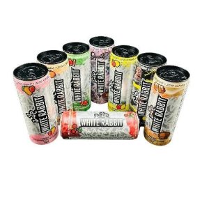 White Rabbit Energy Kratom Seltzer Raspberry Lemonade