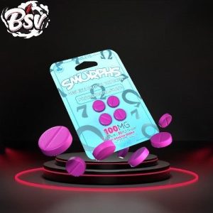 Smurphs Premium Kratom Alkaloids 4ct Kiwi Dragon Berry 100mg