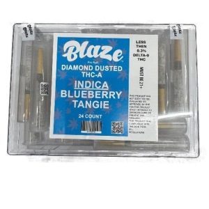 Blaze Diamond Dusted THC-A Pre-Rolls 24ct Blueberry Tangie