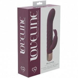 Devotion - 10 Speed Vibrating Mini Rabbit Burgundy