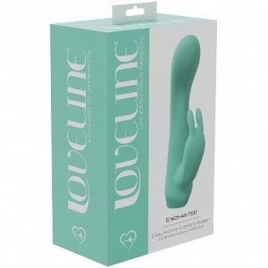 Enchanted - Duel Motor 10 Speed Vibrating Rabbit Green