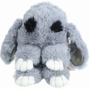 Rabbit Bunny Eyebrows Bag - Grey