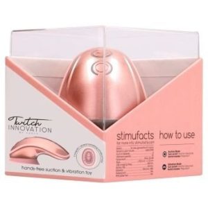 Twitch Handsfree Suction and Vibration Rose