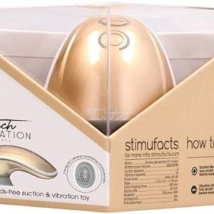 Twitch Handsfree Suction and Vibration Gold