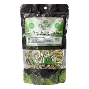 Earth Kratom 150ct Capsules White Maeng Da