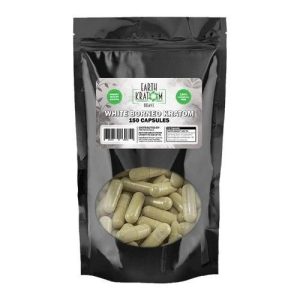Earth Kratom 150ct Capsules White Borneo