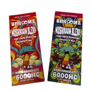 Shroomz 6000mg Mushroom+THC Dark Chocolate