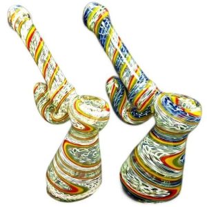 Blue Bowl Zig Zag Bubbler