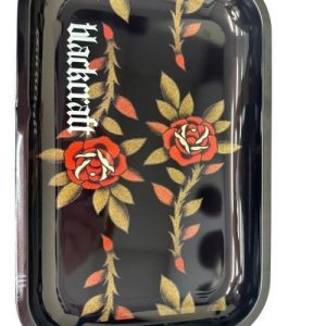 Blackcraft Roses Rolling Tray