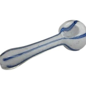 4.5in Filled Colored Hand pipe Striped