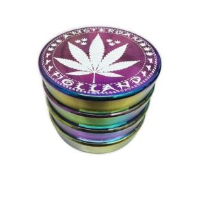Rainbow Tobacco Mullers 4 Part Grinder