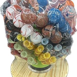 Glass Treez Rotating Chillum & Pipe Counter Top Display 100PCS