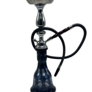 19in Skinny Hookah With Doted Design