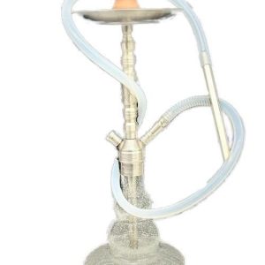 23in Metal Hookah With Royal Design & Silicone Hose