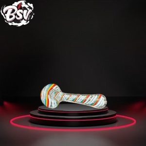 Rasta Imported Color Spiral 4 in Hand Pipe