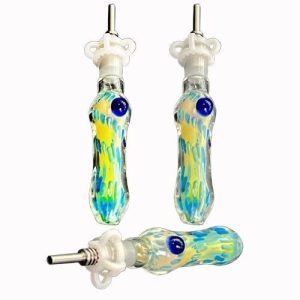Royal Glass Fumed Doted Nector Collector