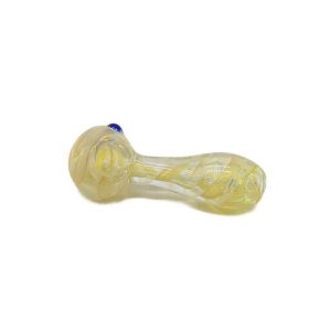 MP909 Fumed With Snake Spiral Art Hand Pipe