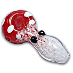 3.5" Double Frit Glass Hand Pipe