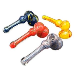 4.5" Mix Color Frit Hammer Bubbler