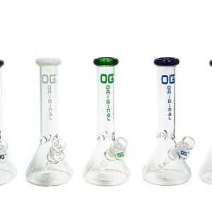 OG Beaker With Ice Catcher & Colored Lip OG-359