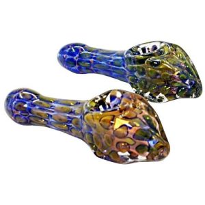 Dripping Double Layer Gold Fumed Hand Pipe
