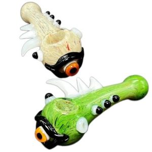 Eye Of Spikes Hand Pipe Bent