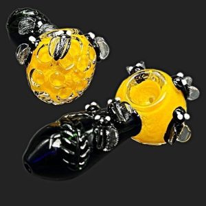 Honey Bee On Head Fancy Hand Pipe