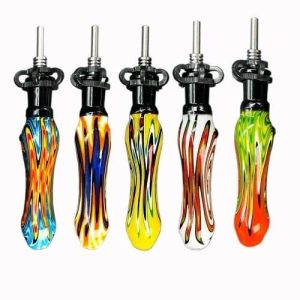 Zigzag Imported American Art Nectar Collector